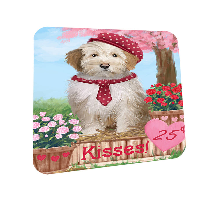 Rosie 25 Cent Kisses Tibetan Terrier Dog Coasters Set of 4 CST56204
