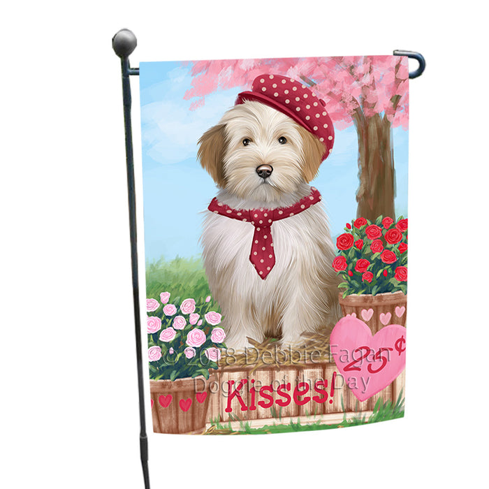 Rosie 25 Cent Kisses Tibetan Terrier Dog Garden Flag GFLG56794