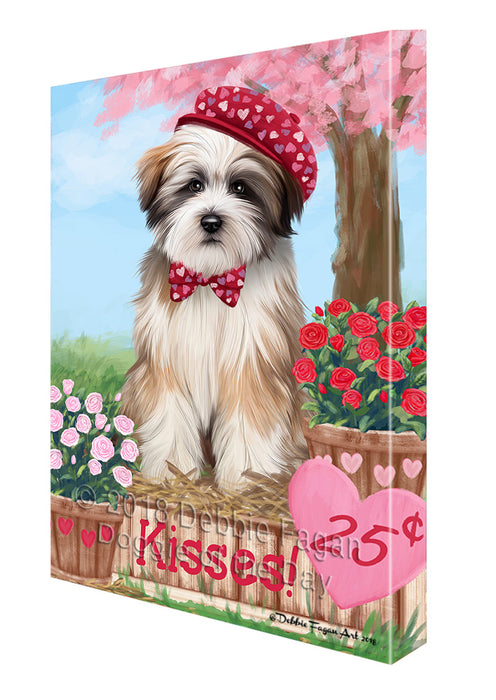 Rosie 25 Cent Kisses Tibetan Terrier Dog Canvas Print Wall Art Décor CVS128447