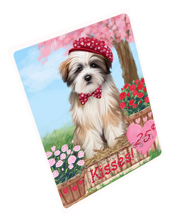 Rosie 25 Cent Kisses Tibetan Terrier Dog Large Refrigerator / Dishwasher Magnet RMAG99750
