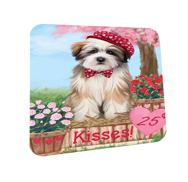 Rosie 25 Cent Kisses Tibetan Terrier Dog Coasters Set of 4 CST56205
