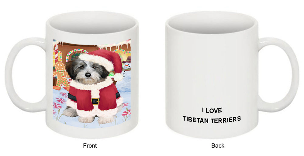 Christmas Gingerbread House Candyfest Tibetan Terrier Dog Coffee Mug MUG51972