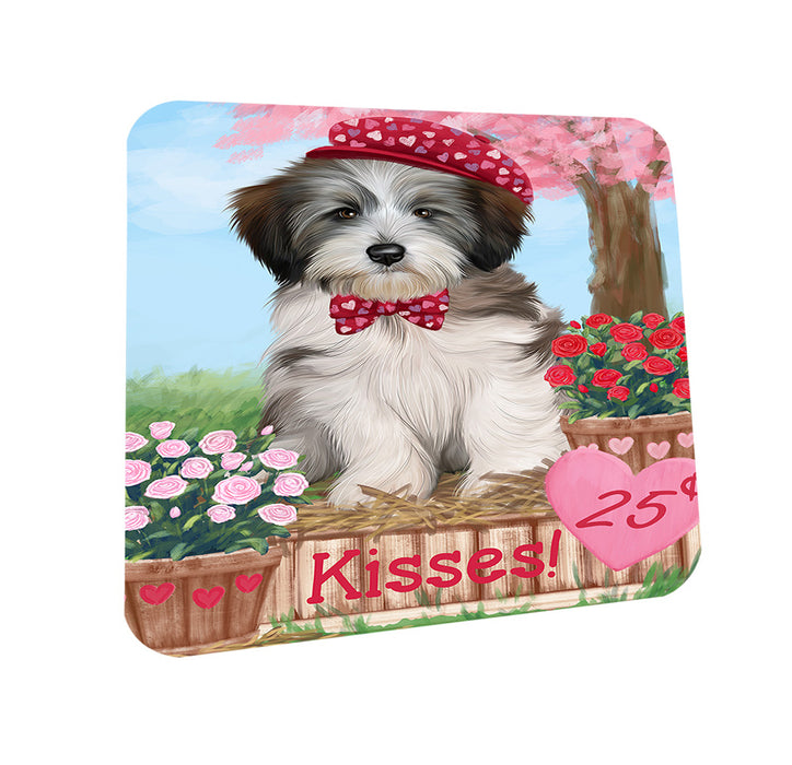 Rosie 25 Cent Kisses Tibetan Terrier Dog Coasters Set of 4 CST56206