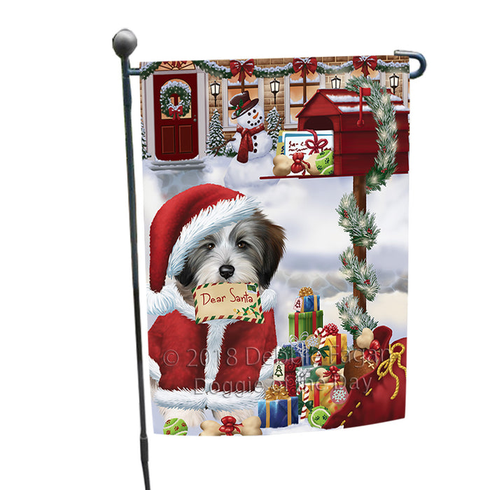 Tibetan Terrier Dog Dear Santa Letter Christmas Holiday Mailbox Garden Flag GFLG53998