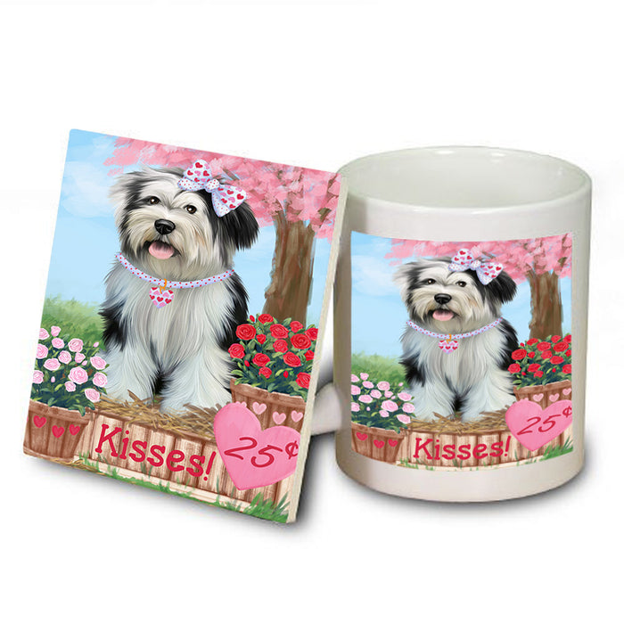 Rosie 25 Cent Kisses Tibetan Terrier Dog Mug and Coaster Set MUC56241