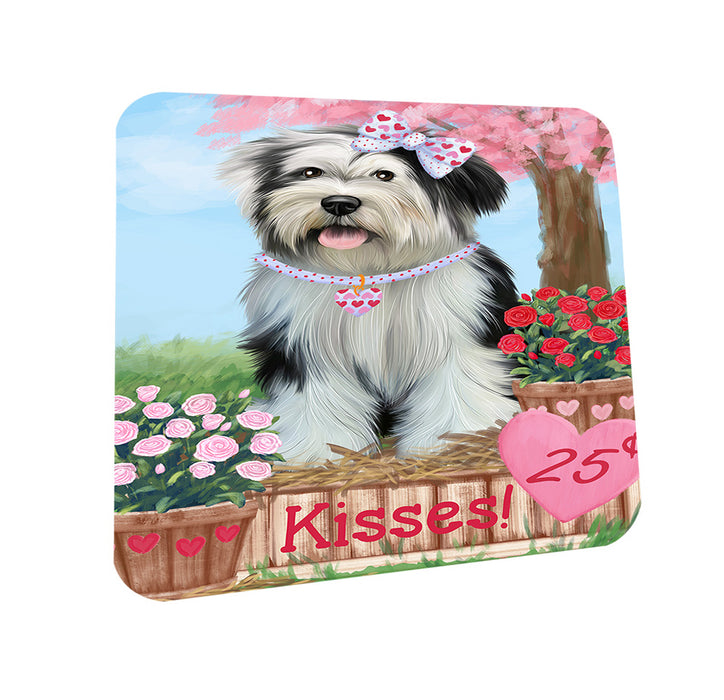 Rosie 25 Cent Kisses Tibetan Terrier Dog Coasters Set of 4 CST56207