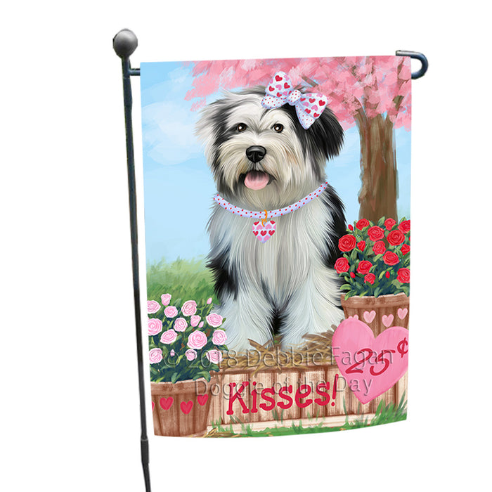 Rosie 25 Cent Kisses Tibetan Terrier Dog Garden Flag GFLG56797