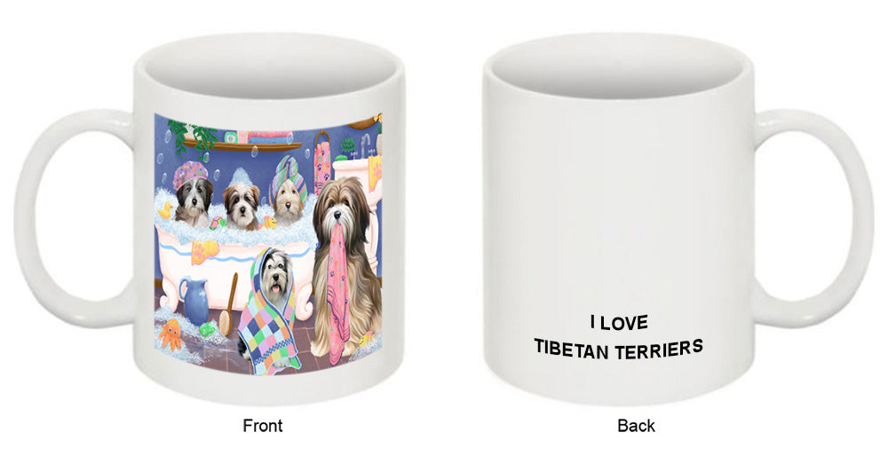 Rub A Dub Dogs In A Tub Tibetan Terriers Dog Coffee Mug MUG52227