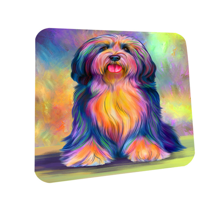 Paradise Wave Tibetan Terrier Dog Coasters Set of 4 CST56698