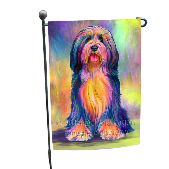 Paradise Wave Tibetan Terrier Dog Garden Flag GFLG57368