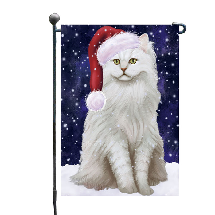 Christmas Let it Snow Tiffany Cat Garden Flags Outdoor Decor for Homes and Gardens Double Sided Garden Yard Spring Decorative Vertical Home Flags Garden Porch Lawn Flag for Decorations GFLG68816