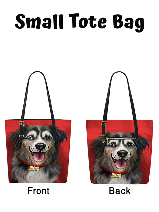 Add Your PERSONALIZED PET Painting Portrait on Euramerican Tote Bag Small