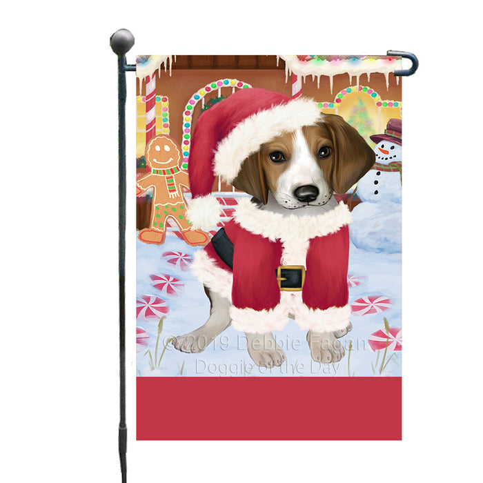 Personalized Gingerbread Candyfest Treeing Walker Coonhound Dog Custom Garden Flag GFLG64208