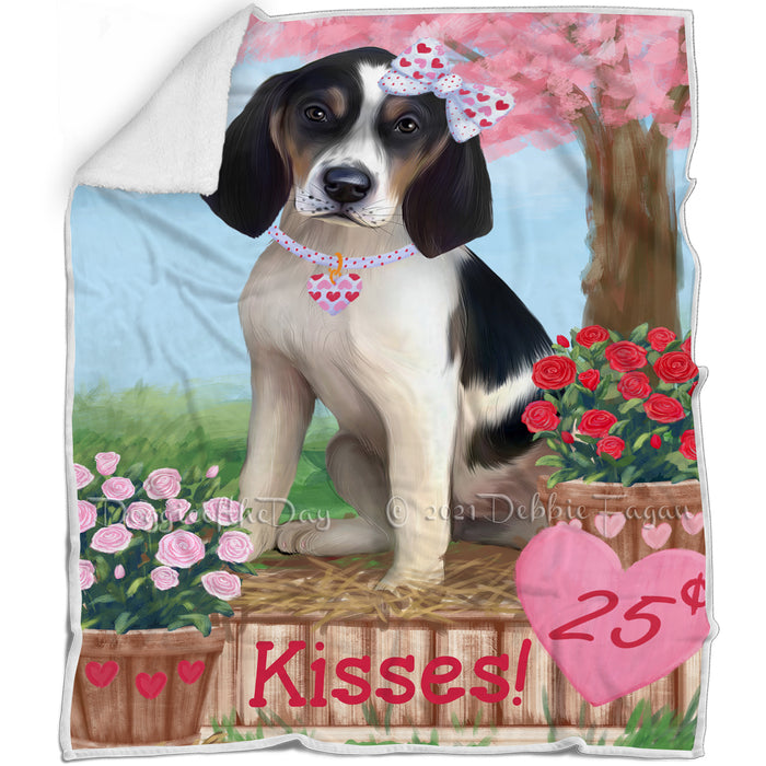Rosie 25 Cent Kisses Treeing Walker Coonhound Dog Blanket BLNKT125670
