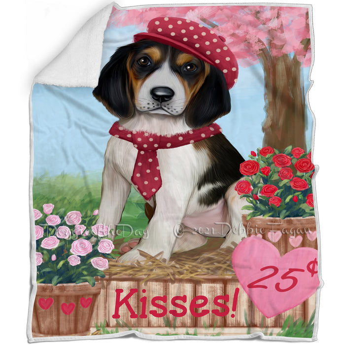 Rosie 25 Cent Kisses Treeing Walker Coonhound Dog Blanket BLNKT125679