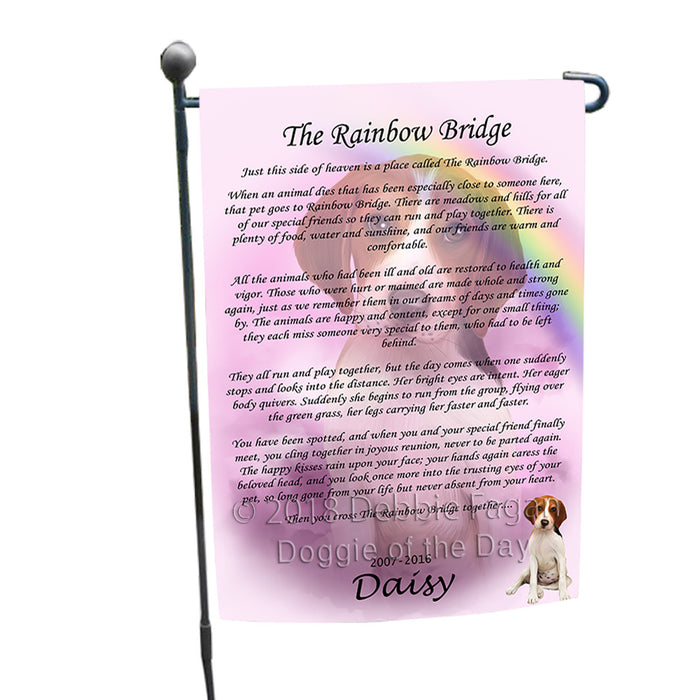 Rainbow Bridge Treeing Walker Coonhound Dog Garden Flag GFLG56283