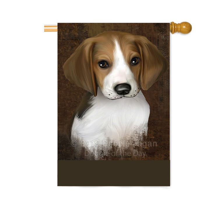 Personalized Rustic Treeing Walker Coonhound Dog Custom House Flag FLG64730
