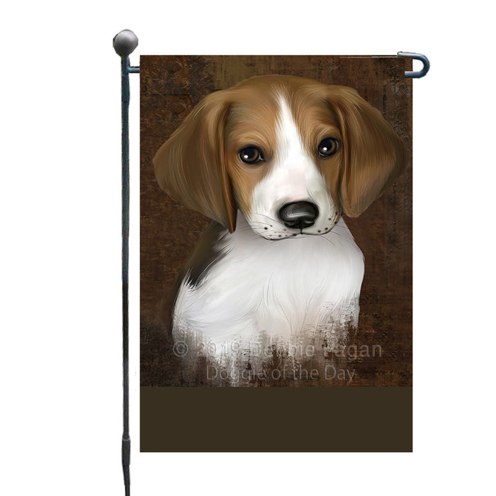 Personalized Rustic Treeing Walker Coonhound Dog Custom Garden Flag GFLG63653