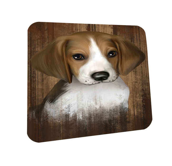 Rustic Treeing Walker Coonhound Dog Coasters Set of 4 CST49544