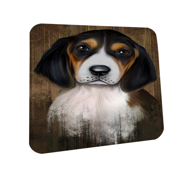 Rustic Treeing Walker Coonhound Dog Coasters Set of 4 CST49545