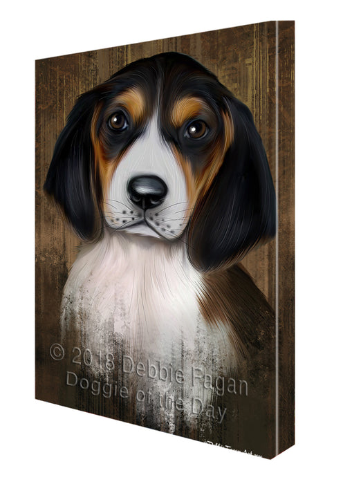 Rustic Treeing Walker Coonhound Dog Canvas Wall Art CVS61887