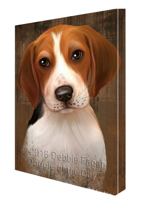 Rustic Treeing Walker Coonhound Dog Canvas Wall Art CVS61896