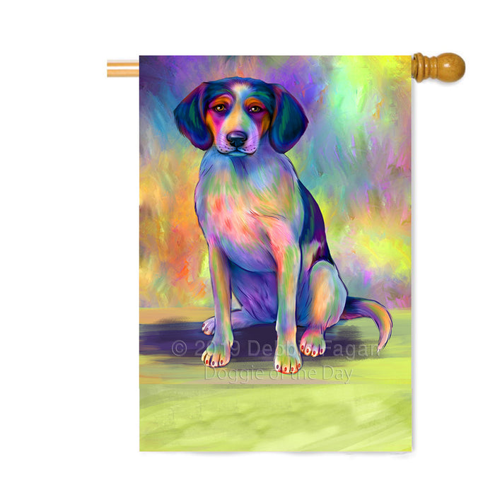 Personalized Paradise Wave Treeing Walker Coonhound Dog Custom House Flag FLG-DOTD-A60143