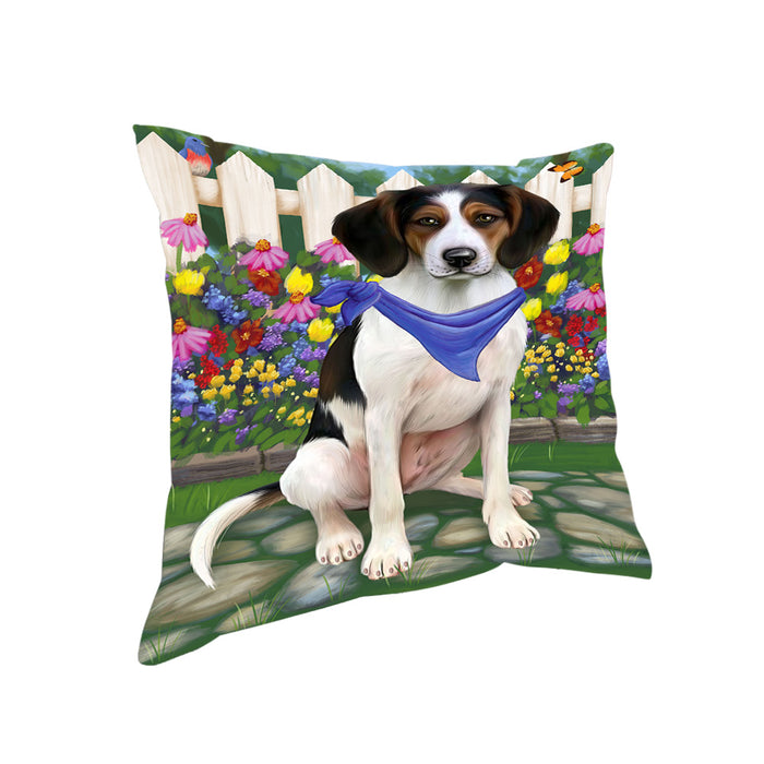 Spring Floral Treeing Walker Coonhound Dog Pillow PIL56564