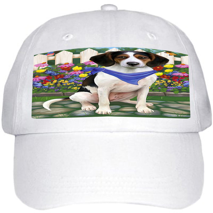 Spring Floral Treeing Walker Coonhound Dog Ball Hat Cap HAT59817