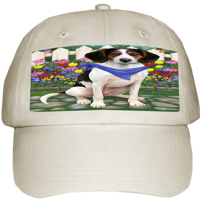 Spring Floral Treeing Walker Coonhound Dog Ball Hat Cap HAT59817