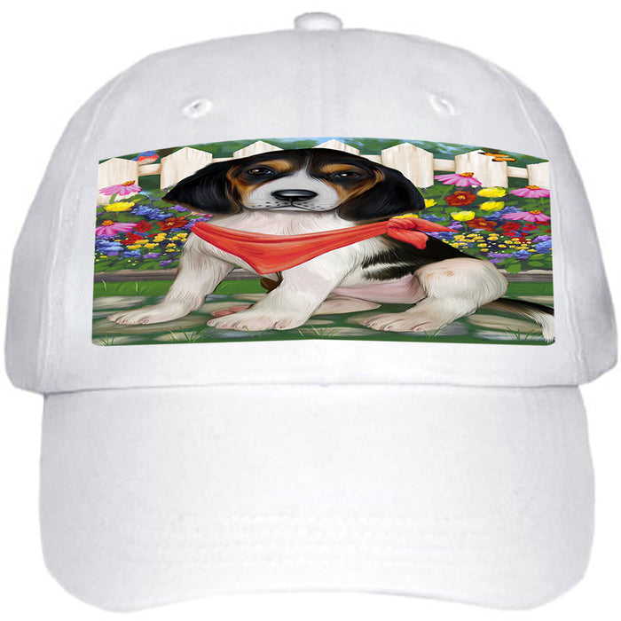 Spring Floral Treeing Walker Coonhound Dog Ball Hat Cap HAT59820
