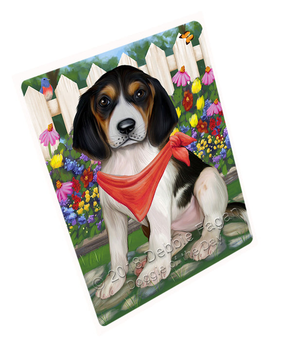 Spring Floral Treeing Walker Coonhound Dog Cutting Board C54402