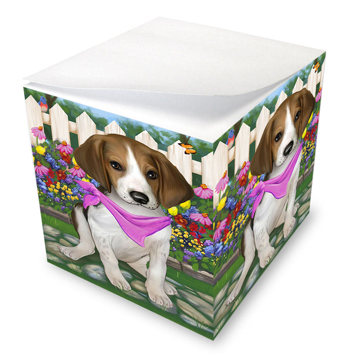 Spring Floral Treeing Walker Coonhound Dog Note Cube NOC52275