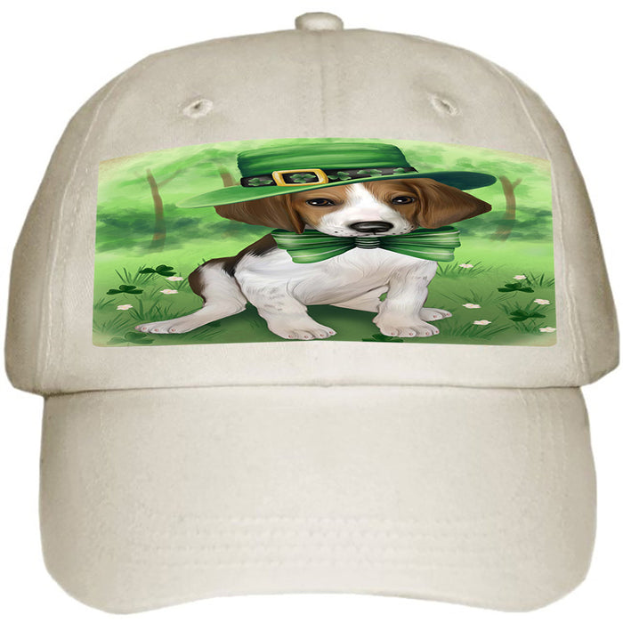 St. Patricks Day Irish Portrait Treeing Walker Coonhound Dog Ball Hat Cap HAT51993