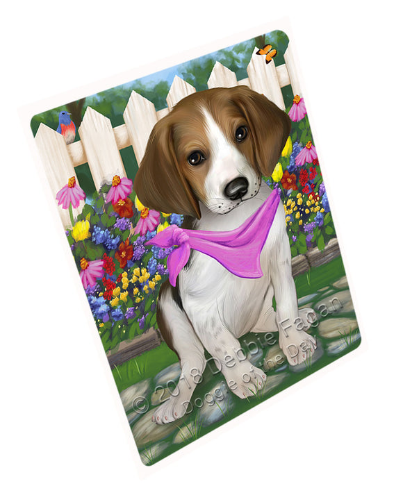Spring Floral Treeing Walker Coonhound Dog Cutting Board C54405