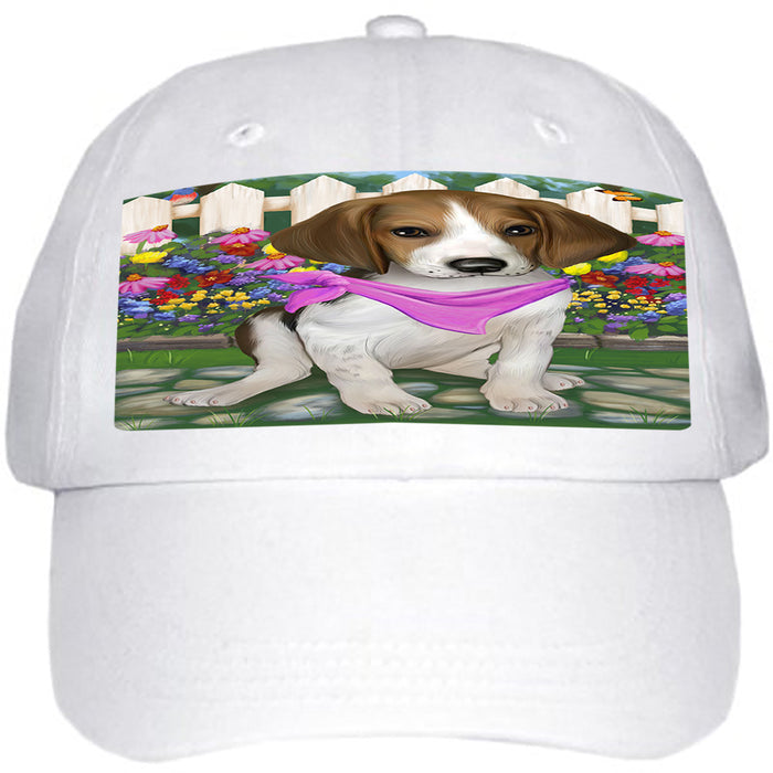 Spring Floral Treeing Walker Coonhound Dog Ball Hat Cap HAT59823