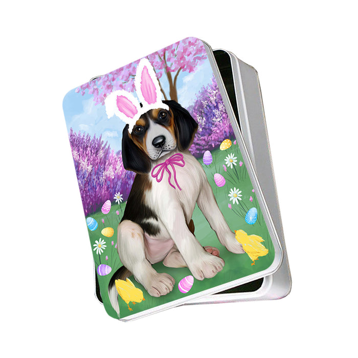 Treeing Walker Coonhound Dog Easter Holiday Photo Storage Tin PITN49286