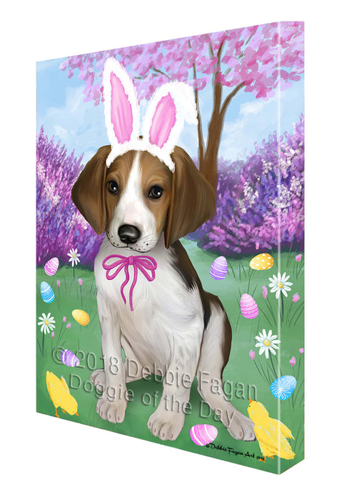 Treeing Walker Coonhound Dog Easter Holiday Canvas Wall Art CVS60402