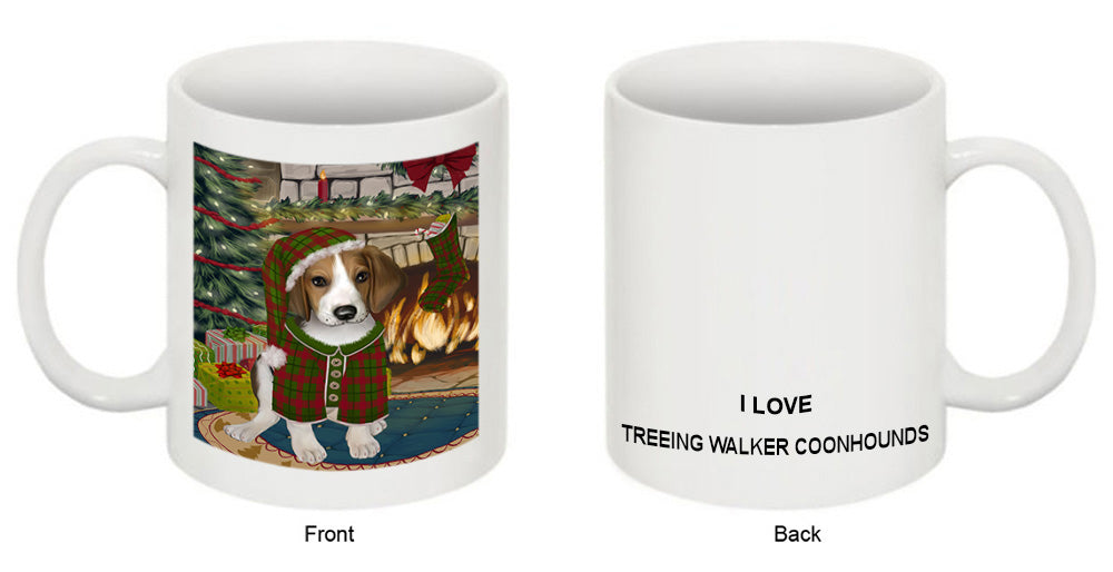 The Stocking was Hung Treeing Walker Coonhound Dog Coffee Mug MUG51036