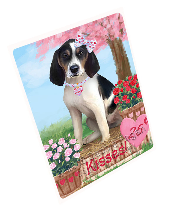 Rosie 25 Cent Kisses Treeing Walker Coonhound Dog Large Refrigerator / Dishwasher Magnet RMAG99768