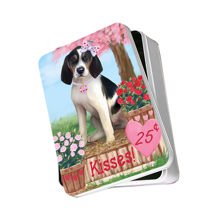 Rosie 25 Cent Kisses Treeing Walker Coonhound Dog Photo Storage Tin PITN56193