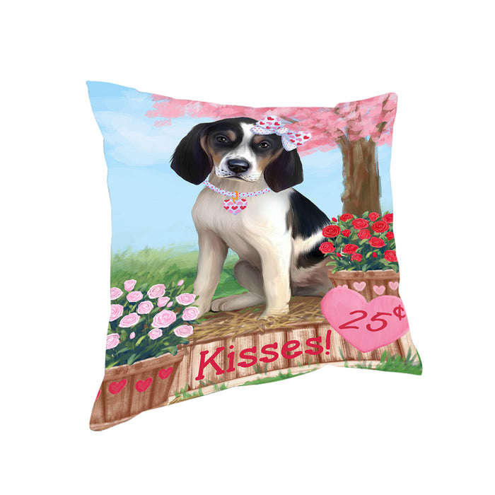 Rosie 25 Cent Kisses Treeing Walker Coonhound Dog Pillow PIL79292