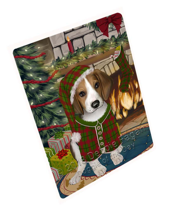 The Stocking was Hung Treeing Walker Coonhound Dog Large Refrigerator / Dishwasher Magnet RMAG96096