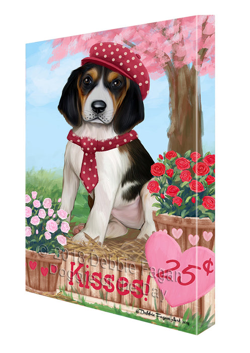 Rosie 25 Cent Kisses Treeing Walker Coonhound Dog Canvas Print Wall Art Décor CVS128483