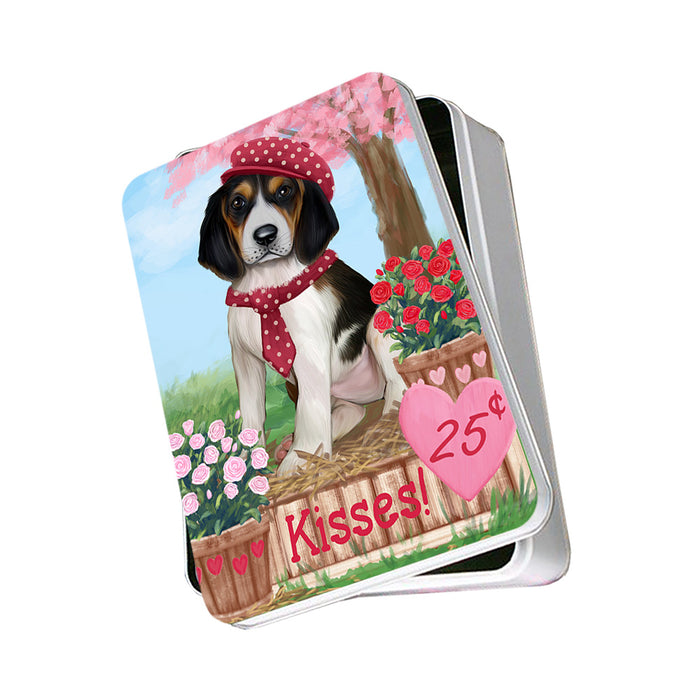 Rosie 25 Cent Kisses Treeing Walker Coonhound Dog Photo Storage Tin PITN56194