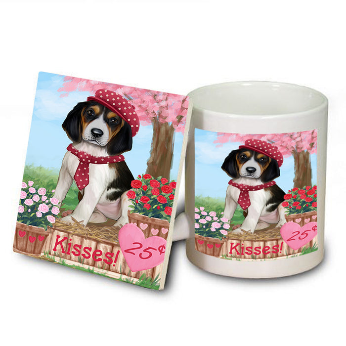 Rosie 25 Cent Kisses Treeing Walker Coonhound Dog Mug and Coaster Set MUC56243