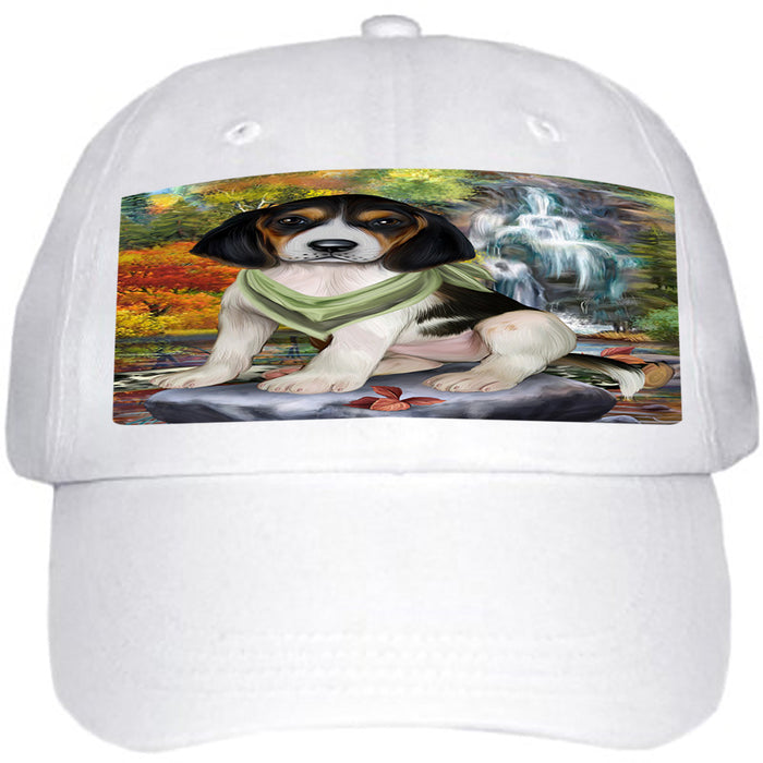Scenic Waterfall Treeing Walker Coonhound Dog Ball Hat Cap HAT59640