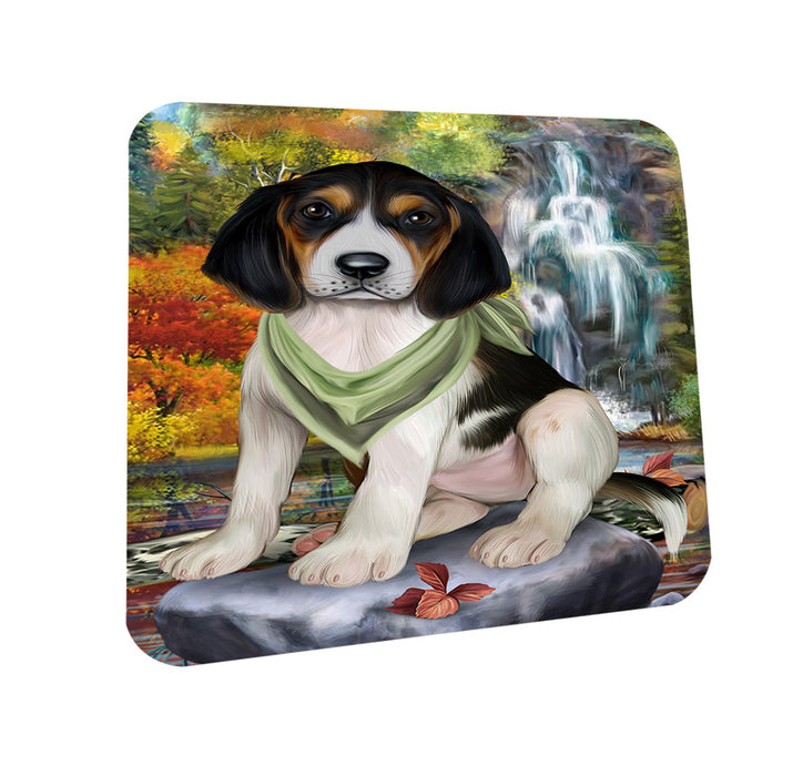 Scenic Waterfall Treeing Walker Coonhound Dog Coasters Set of 4 CST51928