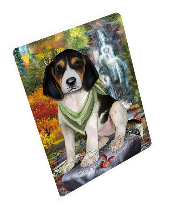 Scenic Waterfall Treeing Walker Coonhound Dog Magnet Mini (3.5" x 2") MAG60156