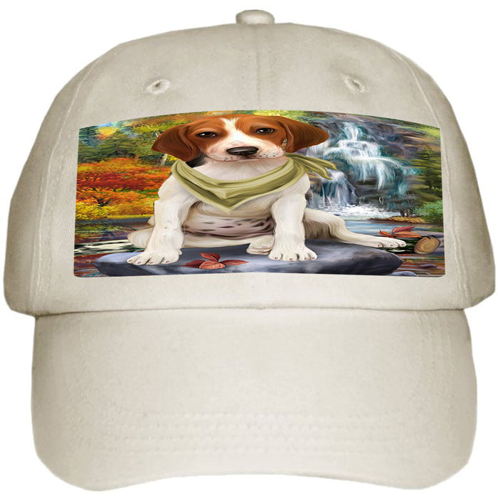 Scenic Waterfall Treeing Walker Coonhound Dog Ball Hat Cap HAT59643